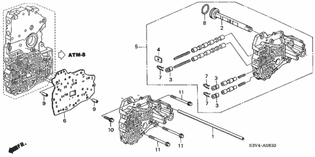 AT Servo Body ('01-'02) for 2001 Acura MDX #0