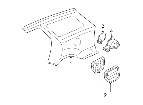 Focus QUARTER PANEL & COMPONENTS