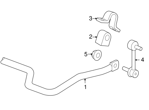 H3 STABILIZER BAR & COMPONENTS