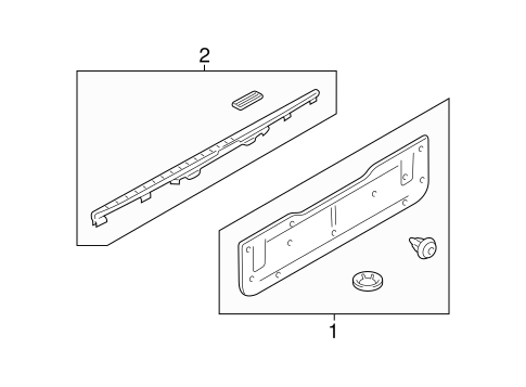 Range Rover INTERIOR TRIM - TAIL GATE