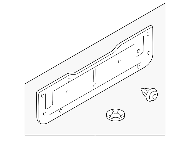 LR023864 Деталь TAIL PANEL TRIM