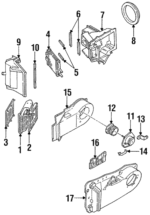 Blower Motor & Fan for 1998 Oldsmobile 88 #0