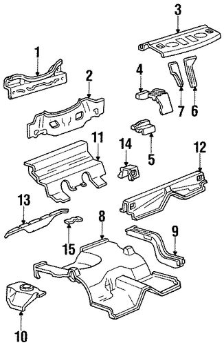 Mustang Задняя часть кузова 2