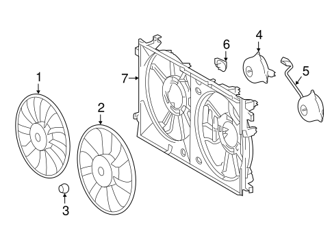 COOLING SYSTEM/COOLING FAN for 2016 Toyota Prius #1
