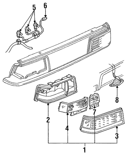 Grand Am BACKUP LAMPS