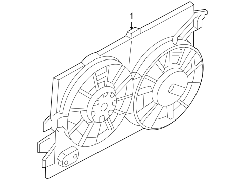 Cooling System/Cooling Fan for 2009 Ford Focus #1