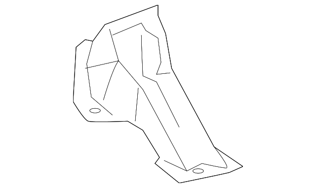 88970858 Деталь SHOCK BRACKET, LEFT