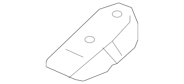 19184095 Деталь SEAT BELT ANCHOR, LEFT