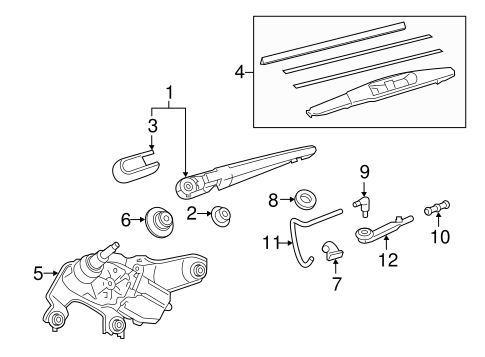 BODY/WIPER & WASHER COMPONENTS for 2016 Scion iM #1