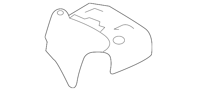 LR058498 REAR SHIELD, LEFT