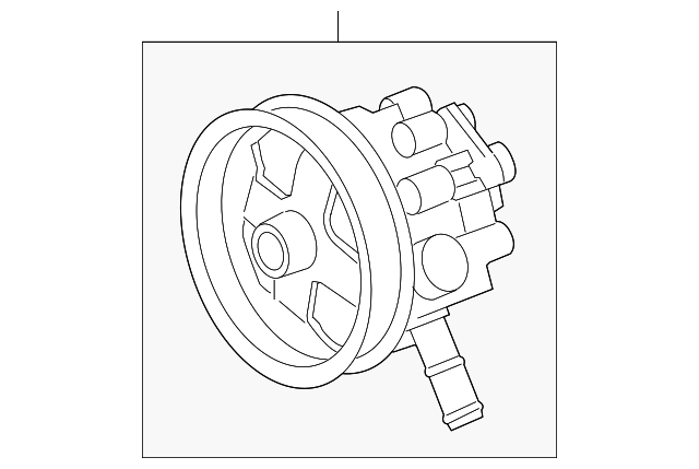 QVB500390 POWER STEERING PUMP