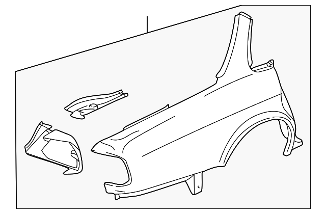 FNC3321AA Деталь QUARTER PANEL, LEFT