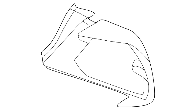 FNA1401AB Деталь TAIL LAMP POCKET, LEFT