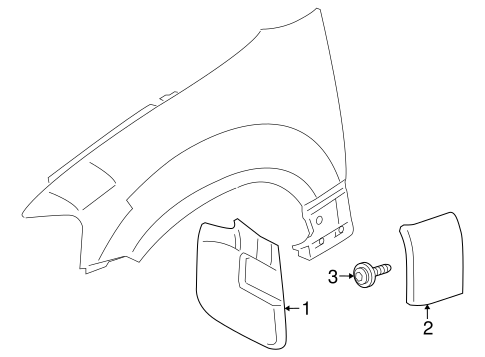 Navigator EXTERIOR TRIM - FENDER