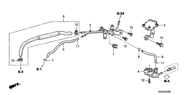 Engine/Install Pipe - Tubing for 2007 Honda ACCORD COUPE #1
