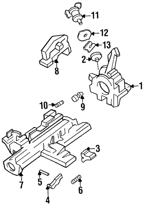 Housing & Components for 1995 Nissan Quest #0