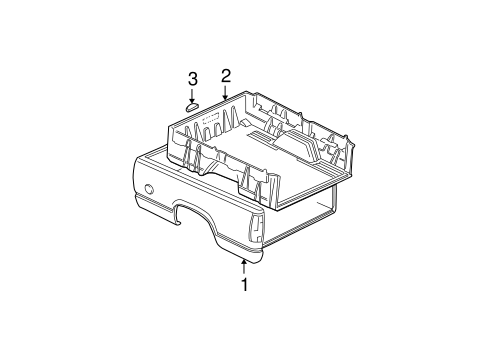 C2500 Pickup BOX ASSEMBLY 3