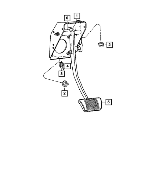 Brake Pedals for 2021 Jeep Grand Cherokee L #0