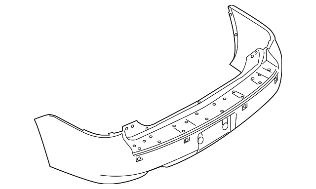 8A8Z-17K835-APTM Деталь BUMPER COVER