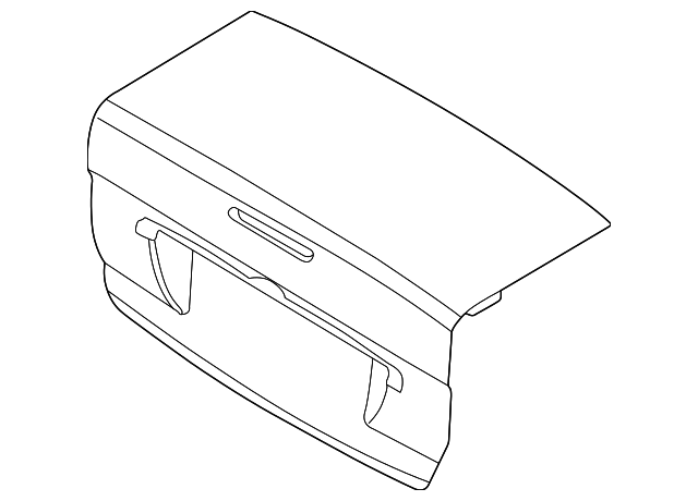 YS4Z5440110TA Деталь TRUNK LID