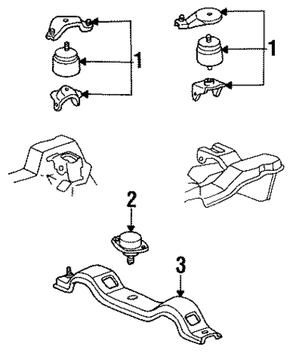 Cougar ENGINE & TRANS MOUNTING