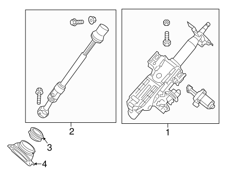 Steering Column Assembly for 2020 Nissan Murano #0