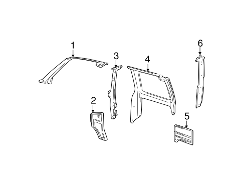 Safari INTERIOR TRIM - SIDE PANEL