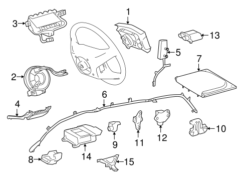 ELECTRICAL/AIR BAG COMPONENTS for 2014 Toyota Sienna #1