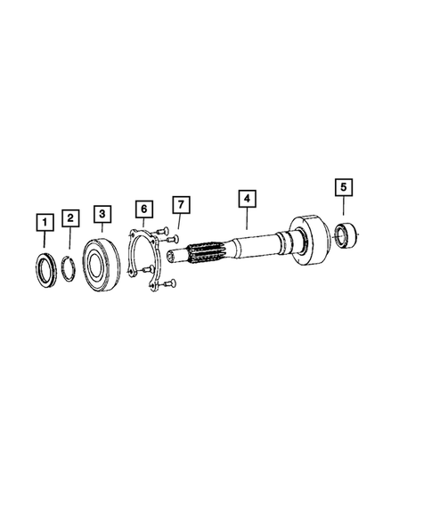 Gear Train for 2009 Dodge Dakota #0