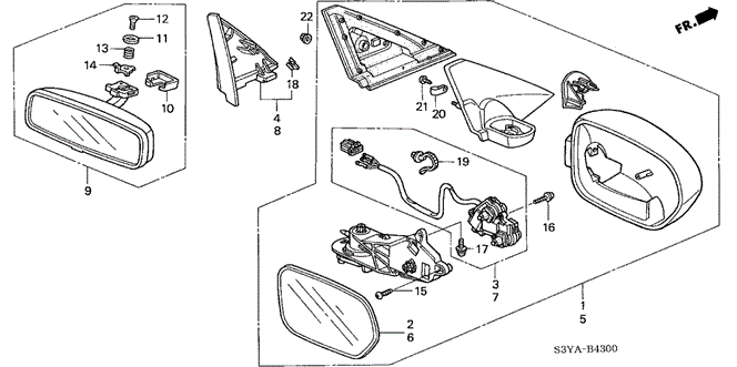 Interior/Bumper/Mirror for 2004 Honda INSIGHT #1