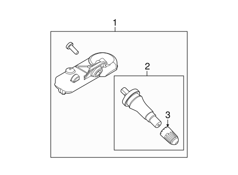 Fusion TIRE PRESSURE MONITOR COMPONENTS