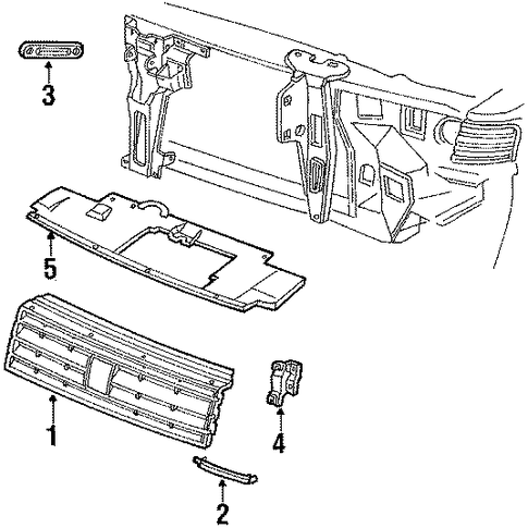 Toronado GRILLE & COMPONENTS