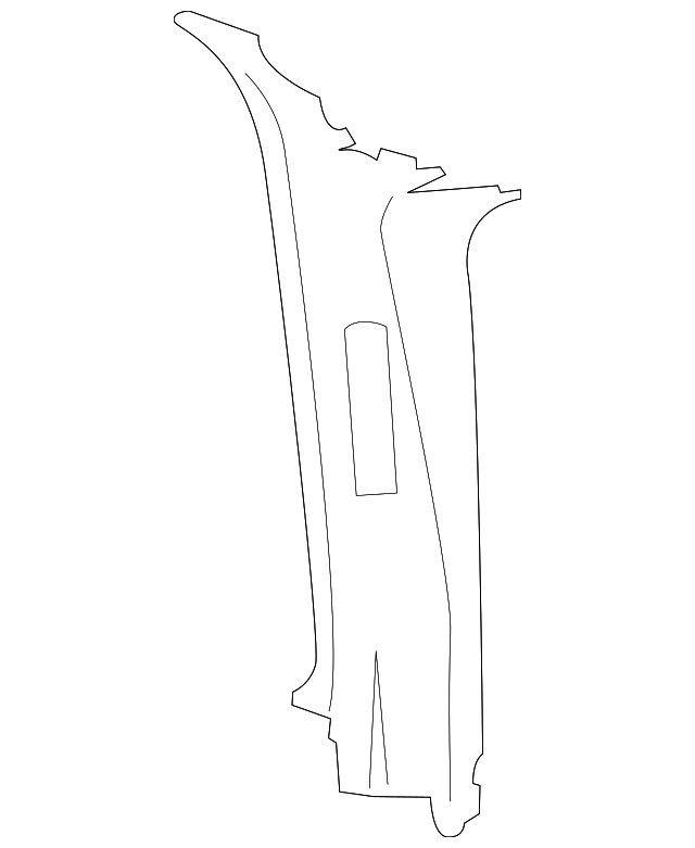 CK4Z-6124347-CD Деталь WINDOW MOLDING, LEFT