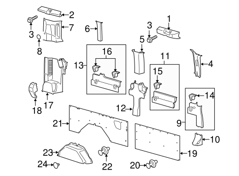 Body/Interior Trim - Side Panel for 2015 Ford Transit-350 HD #10