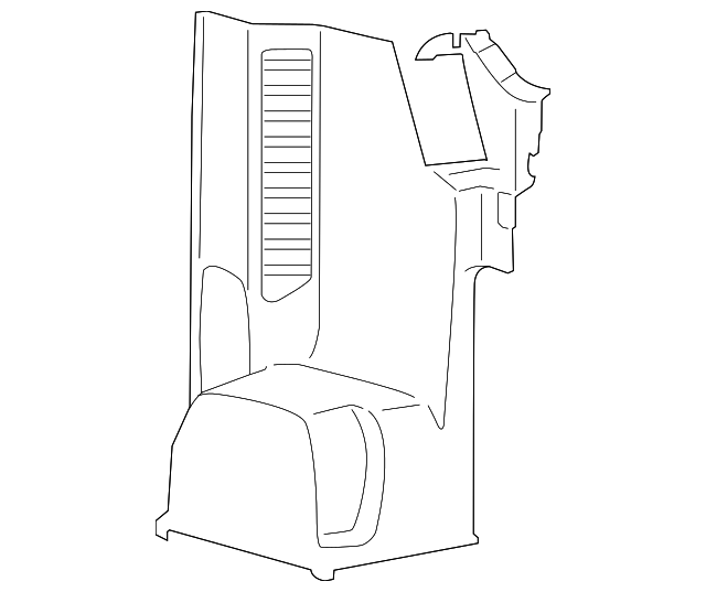 EK4Z-61312A59-BA Деталь REAR MOLDING, LEFT