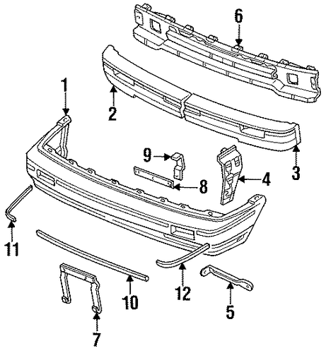 Festiva BUMPER ASSEMBLY 2