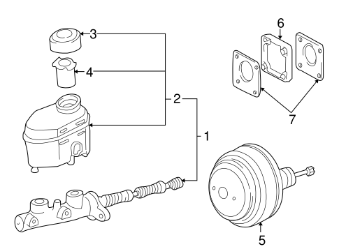 BODY/MASTER CYLINDER - COMPONENTS ON DASH PANEL for 2004 Toyota Sequoia #1