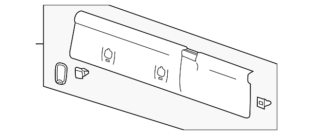 23155503 Деталь REAR GLASS MLDG