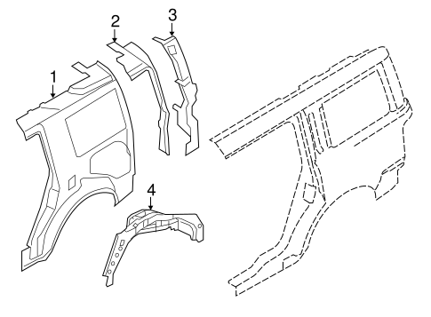 Inner Structure for 2015 Ford Flex #0