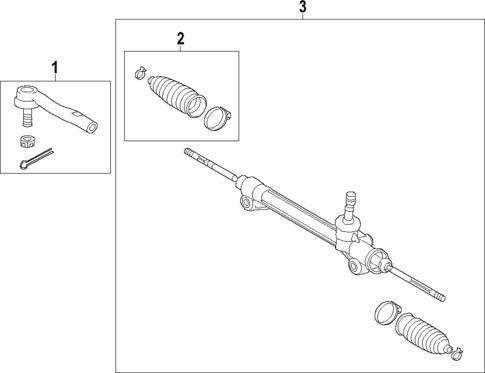 Steering Gear & Linkage for 2012 Toyota Highlander #1