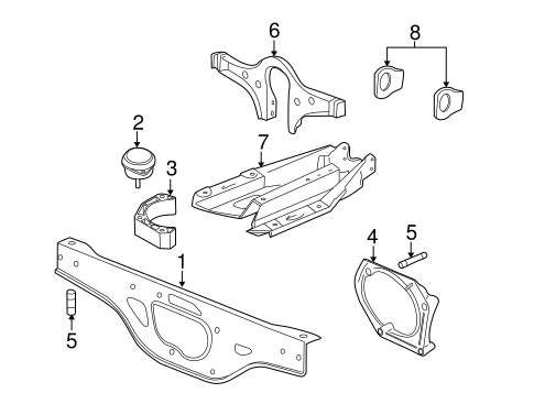 911 ENGINE & TRANS MOUNTING