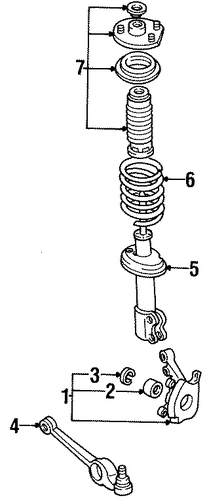 SW1 SUSPENSION COMPONENTS