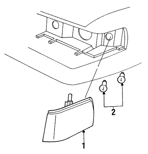 Mark VII CORNER LAMPS