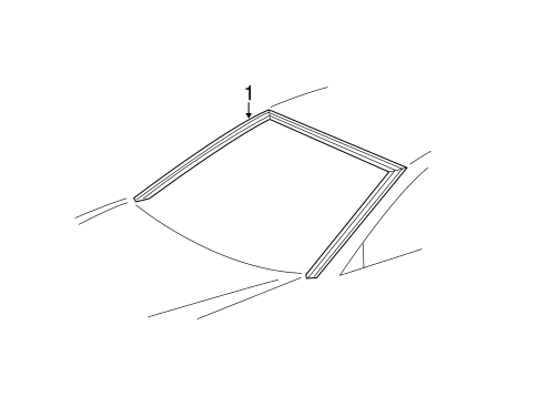 BODY/REVEAL MOLDINGS for 2010 Toyota Avalon #1