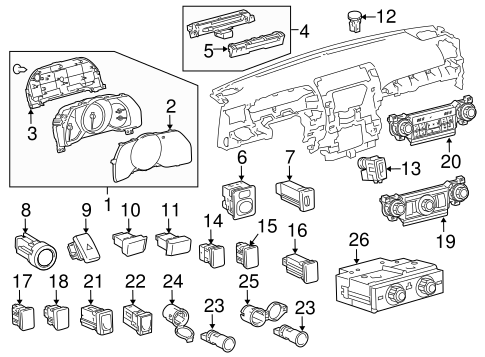 ELECTRICAL/SWITCHES for 2012 Toyota 4Runner #2
