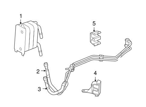 Range Rover TRANS OIL COOLER