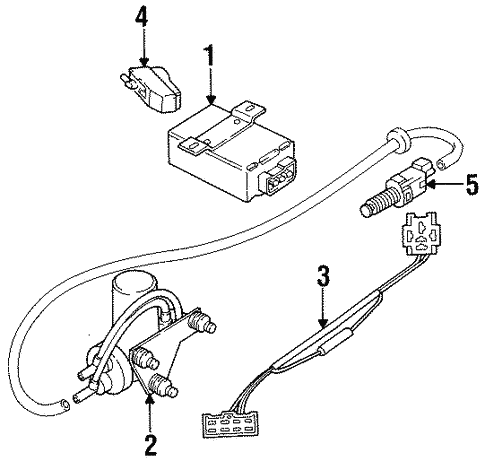 Cruise Control System for 1994 Land Rover Discovery #0