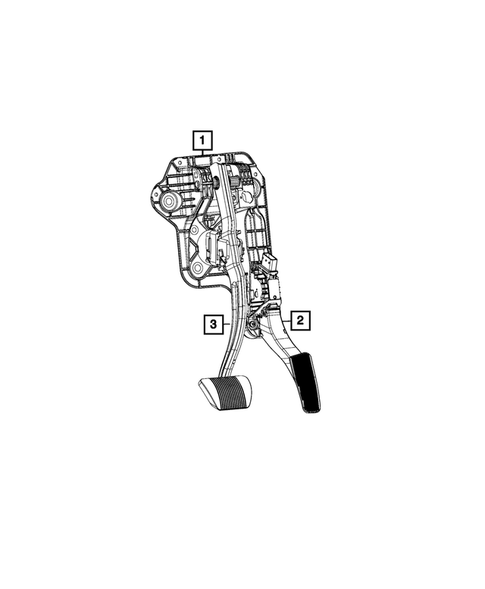 Accelerator Pedal for 2017 Chrysler Pacifica #0