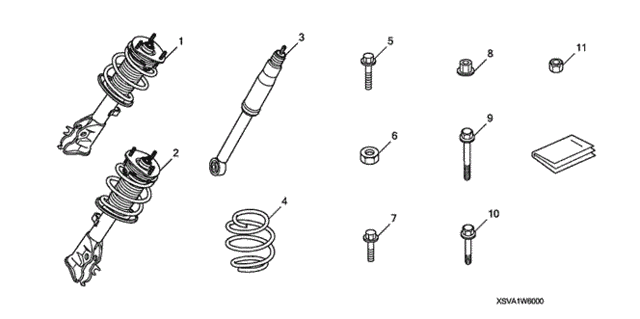 Suspension Kit for 2011 Honda Civic #0