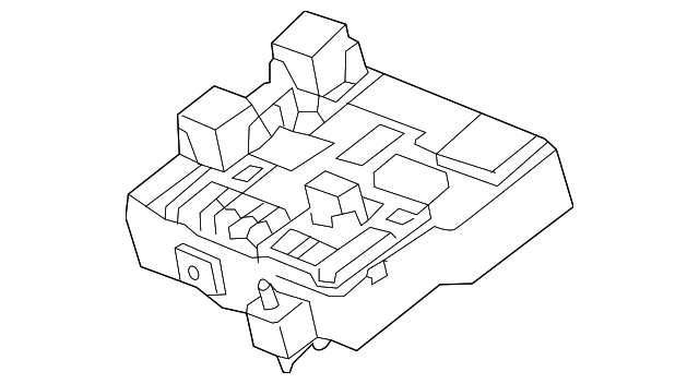 31398003 Деталь RELAY & FUSE PLT